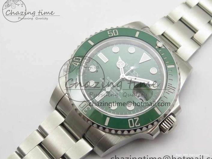 AAA Replica Watches Best Green LV Edition 2783 Bracelet and 1:1 Case Submariner 904L A2836 Ceramic TimelessDesign V Noob 116610 SS 0120